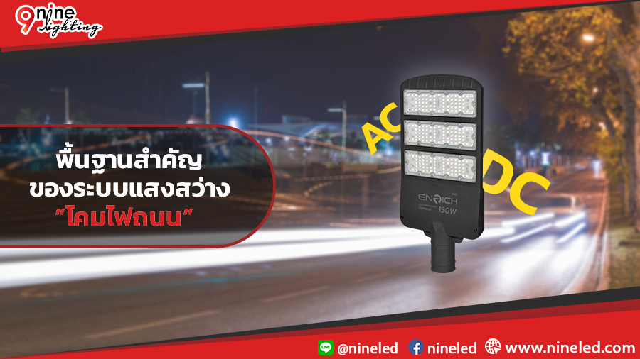 ทำความเข้าใจไฟฟ้า: พื้นฐานสำคัญของระบบแสงสว่างและโคมไฟถนน