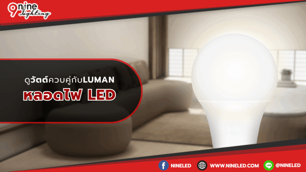 ดูวัตต์ควบคู่กับดูlumanหลอดไฟ